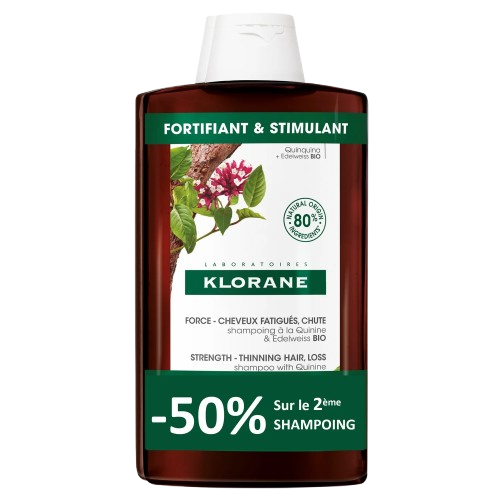 Klorane Quinine & Edelweiss Fortifying Shampoo Duo
