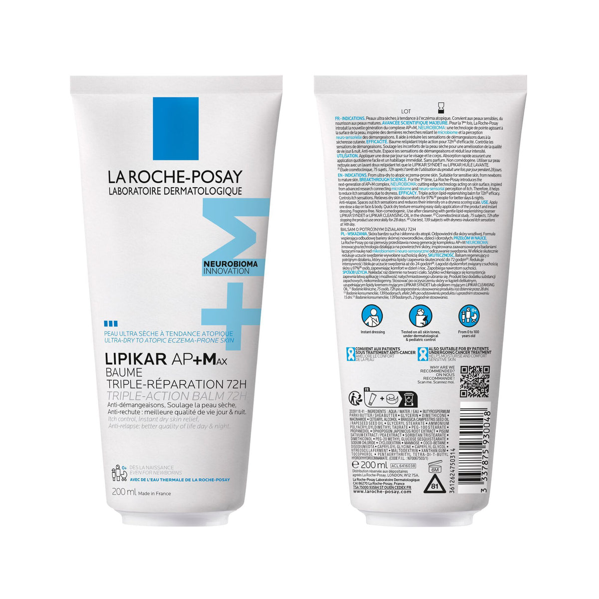 La Roche-Posay Lipikar AP+M Lipid Replenishing Balm