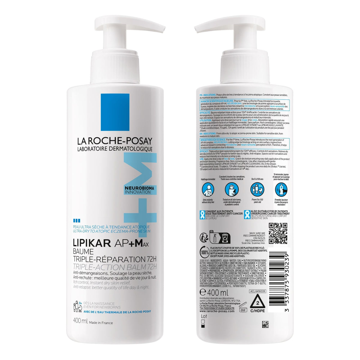 La Roche-Posay Lipikar AP+ MAX Lipid-Replenishing Body Balm