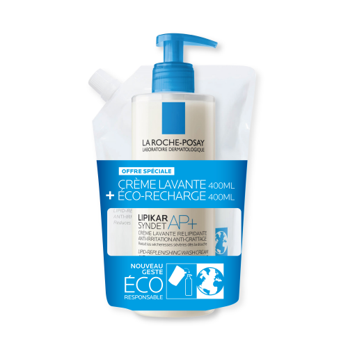 La Roche-Posay LIPIKAR Crème Lavante Relipidante Duo Set