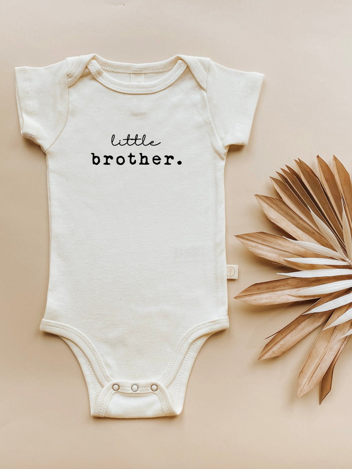 Little Brother Organic Cotton Short Sleeve Baby Bodysuit