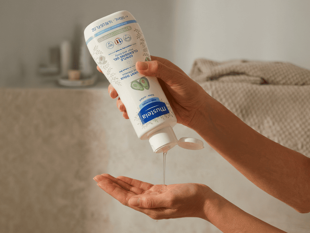 Mustela Gentle Organic Avocado Body and Hair Wash