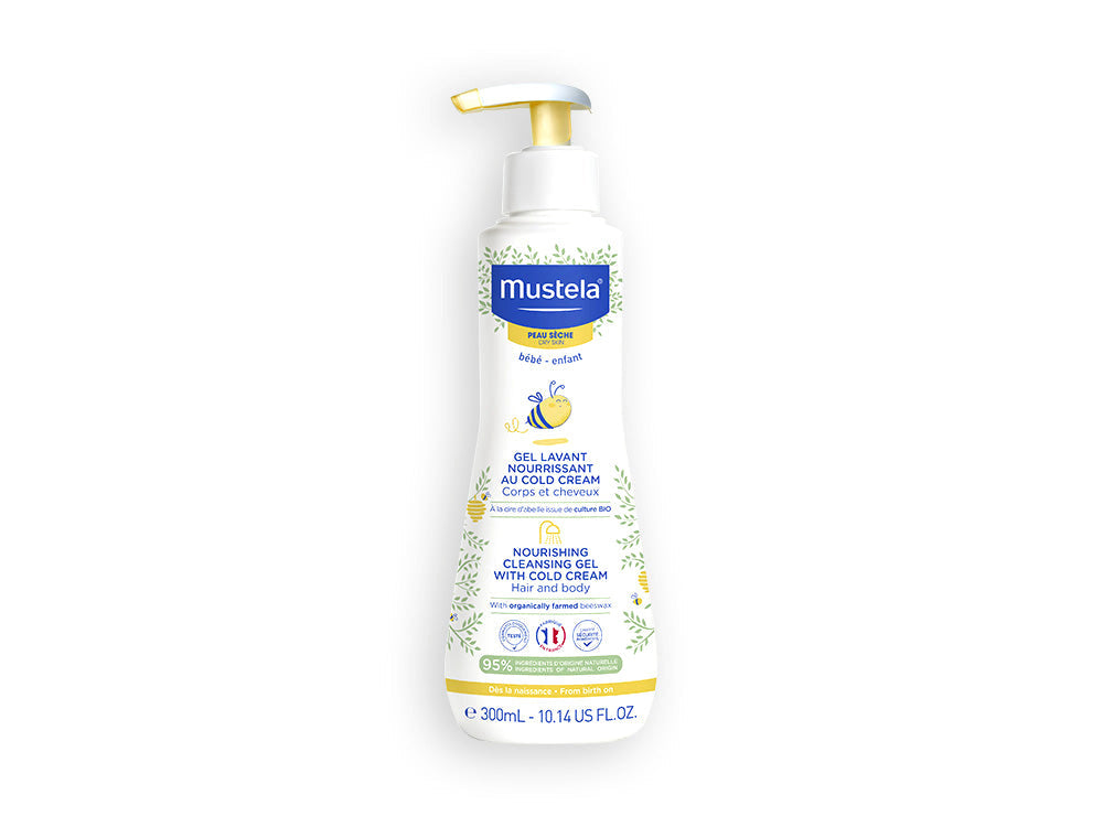 Mustela Nourishing Cold Cream Cleansing Gel with Organic Beeswax