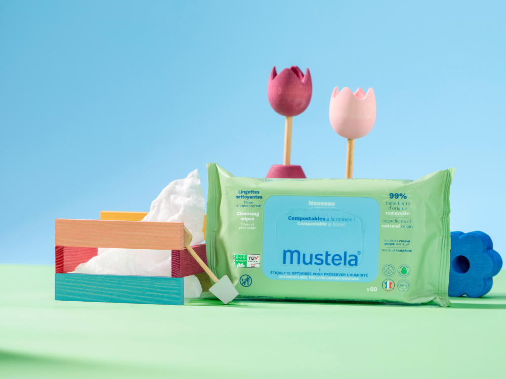 Mustela Compostable Cleaning Wipes