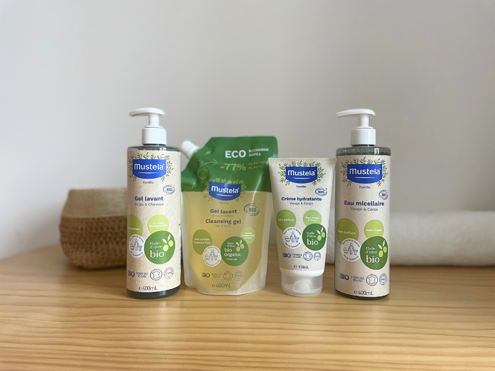 Mustela Organic Fragrance-Free Baby Body and Hair Wash