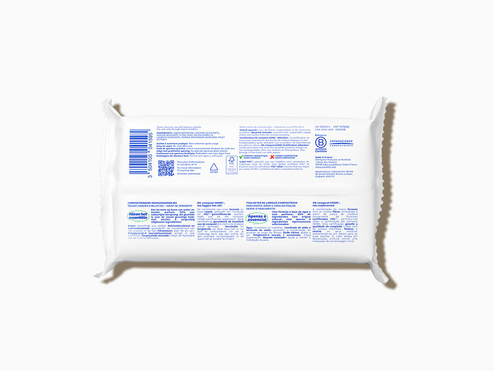 Mustela Water Cleansing Wipes for Baby