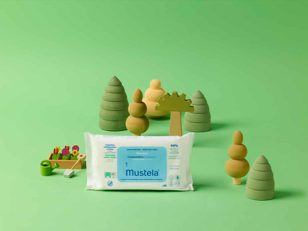 Mustela Water Cleansing Wipes for Baby