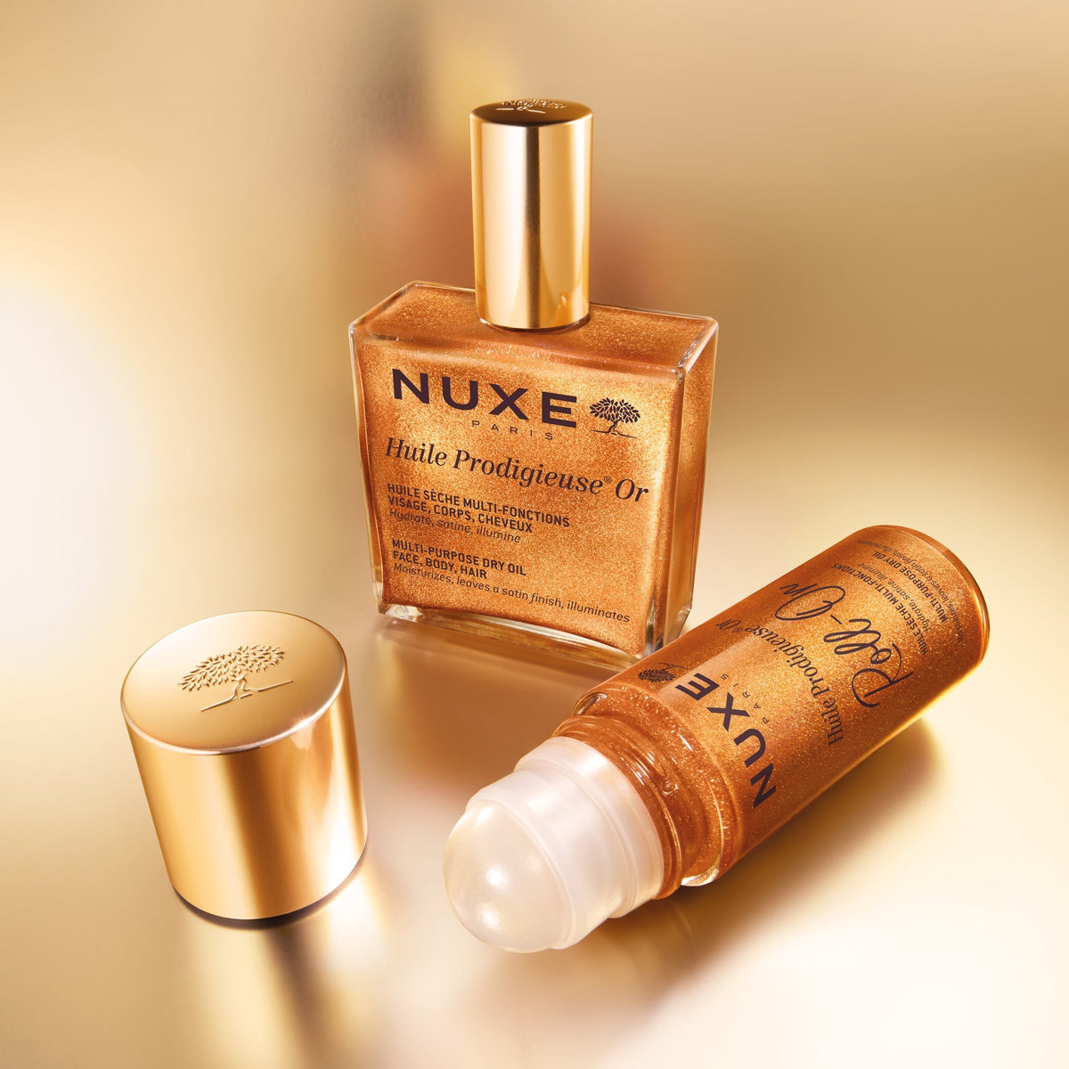 NUXE Huile Prodigieuse Gold Roll-On Shimmer Oil