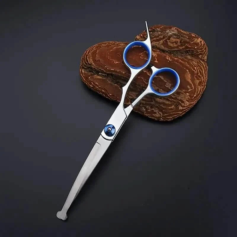 Premium Stainless Steel Grooming Scissors Set for Pet with Safety Round Tip