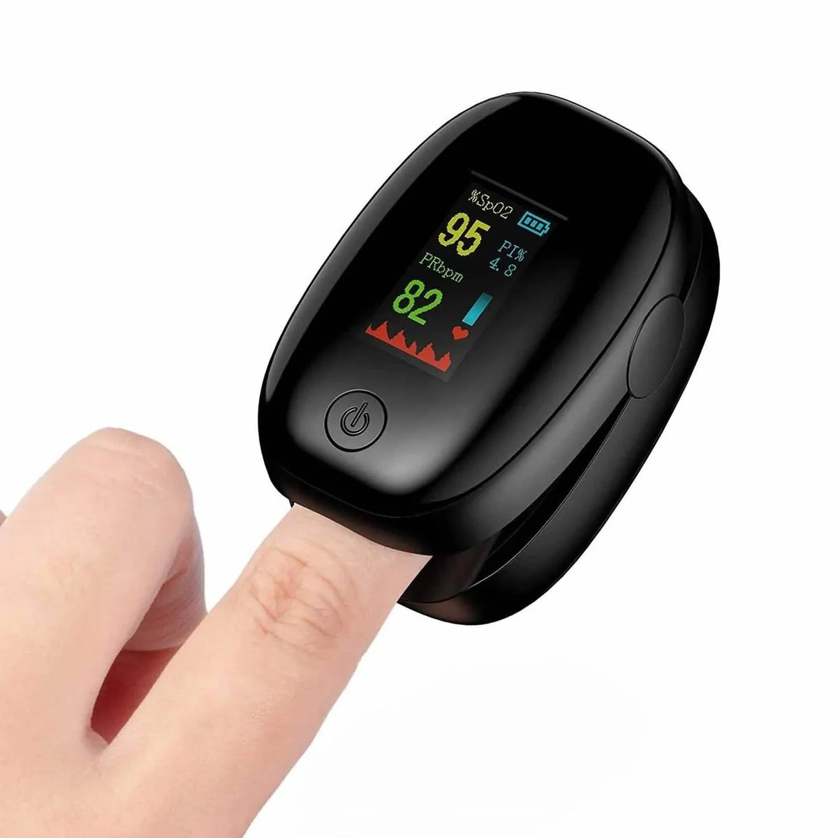 Finger Pulse Oximeter – Heart Rate & SPO2 Monitor