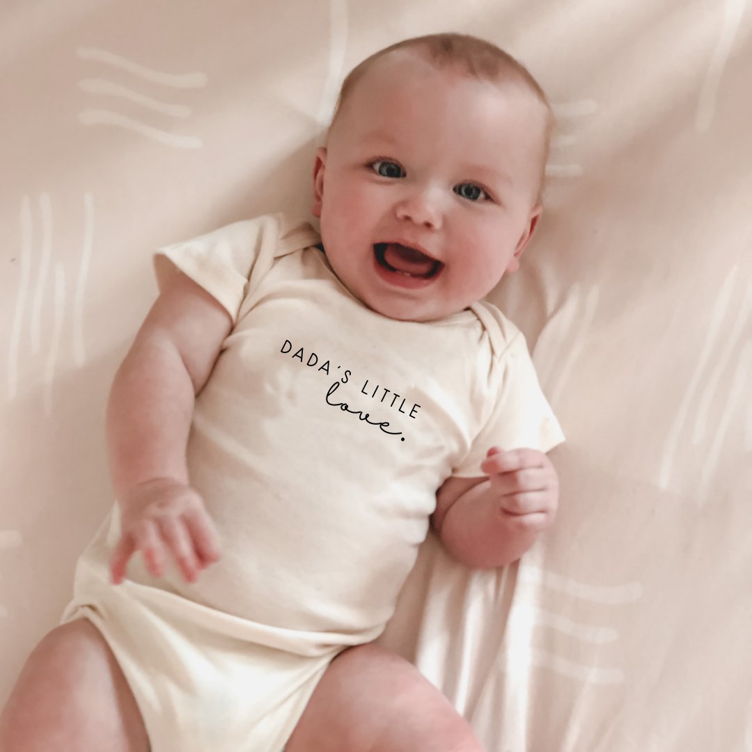 Dada's Little Love Organic Baby Bodysuit
