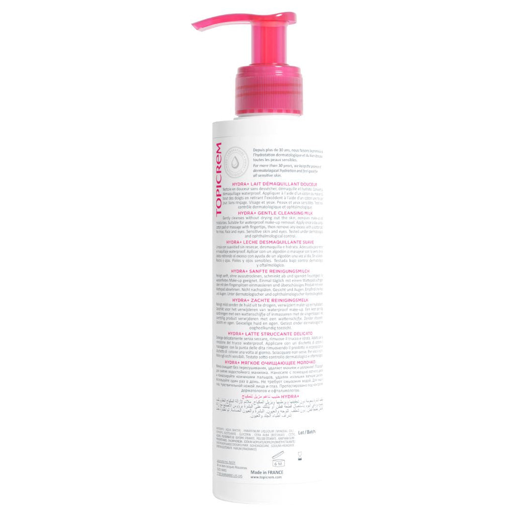 Topicrem HYDRA+ Gentle Cleansing Milk