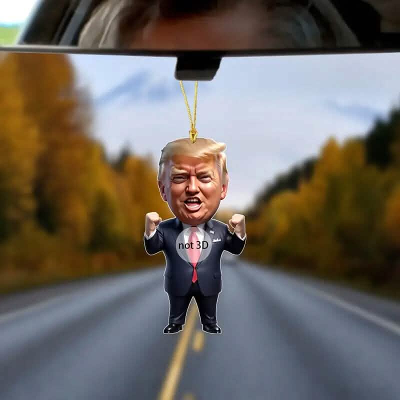 Trump Acrylic Ornament Versatile Hanging Decor