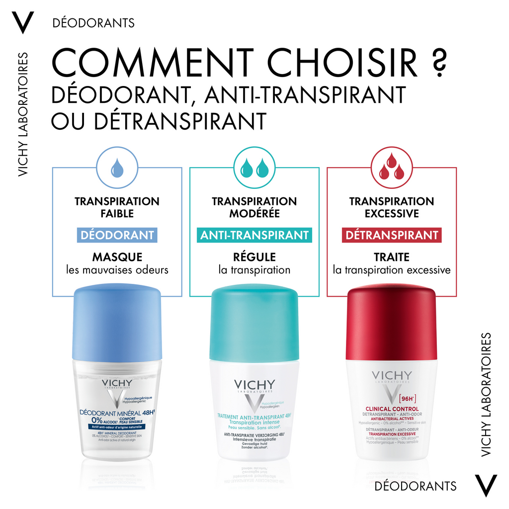 Vichy Deodorant Bille 24H Sans Aluminium Roll-On