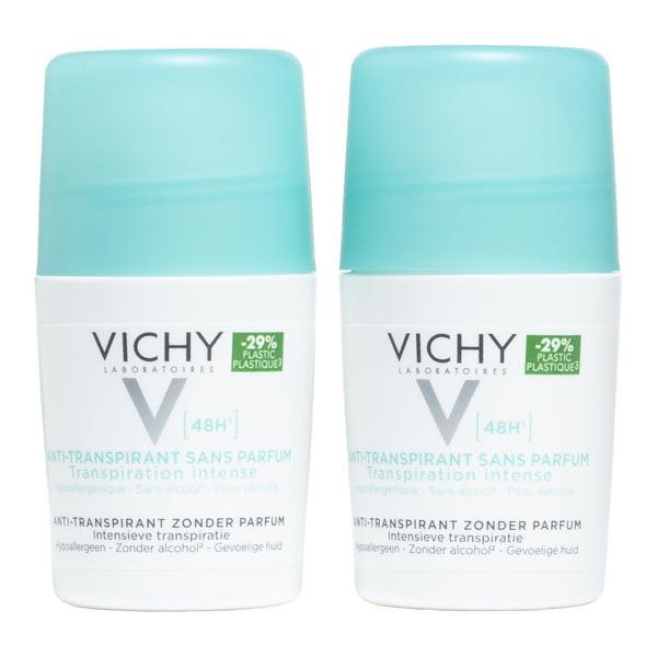 Vichy Anti-Transpirant Sensitive Skin Roll-On Set of 2