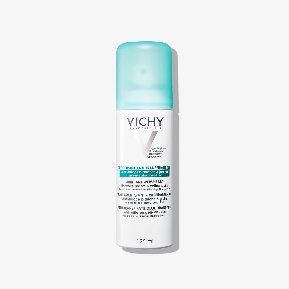 Vichy 48H Anti-Perspirant Aerosol Deodorant, No Marks