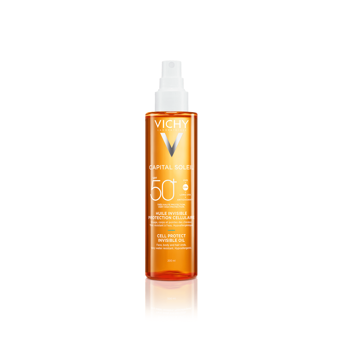 Vichy Capital Soleil Invisible Oil SPF 50+ Broad Spectrum Body Sunscreen
