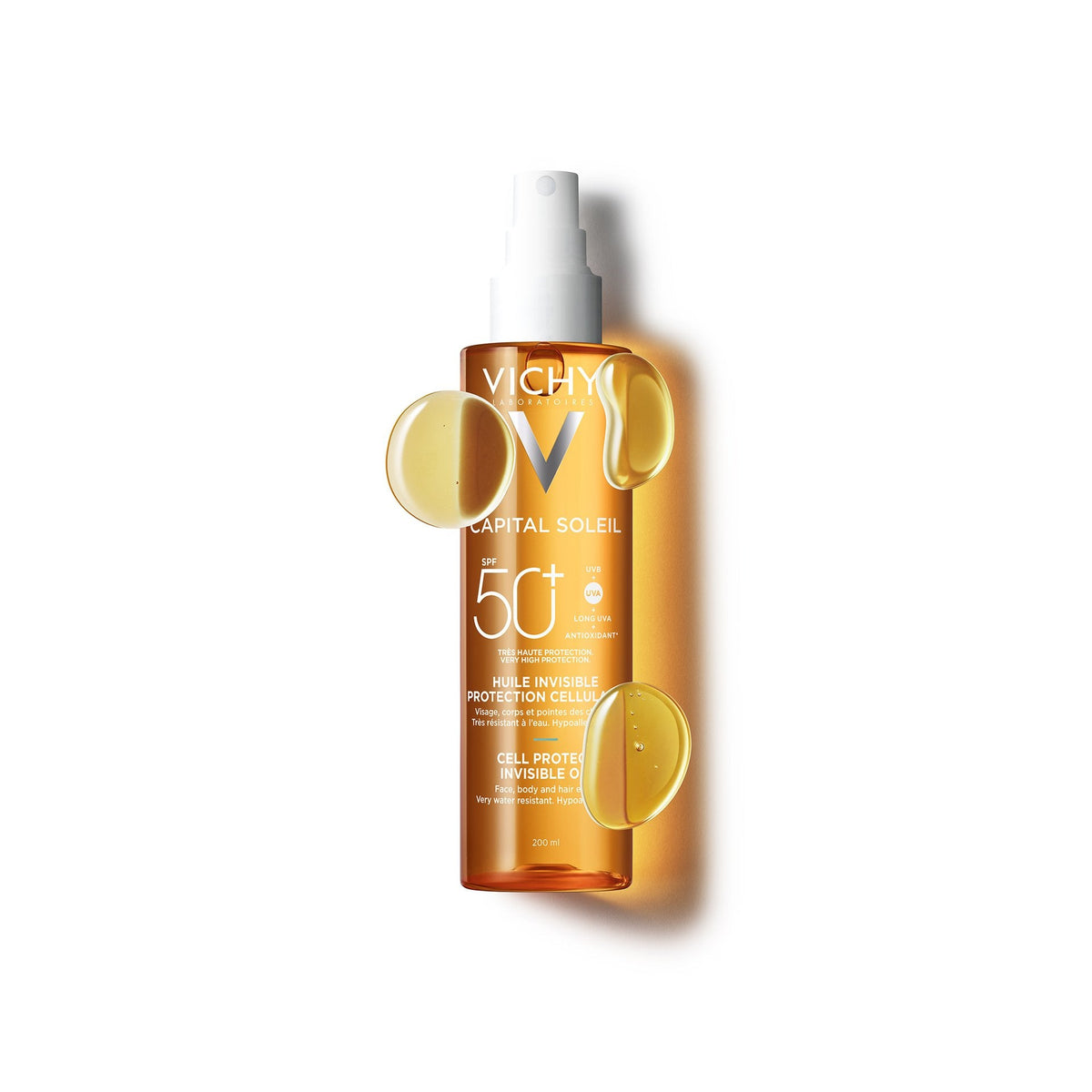 Vichy Capital Soleil Invisible Oil SPF 50+ Broad Spectrum Body Sunscreen