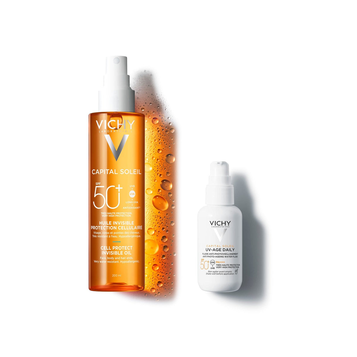 Vichy Capital Soleil Invisible Oil SPF 50+ Broad Spectrum Body Sunscreen