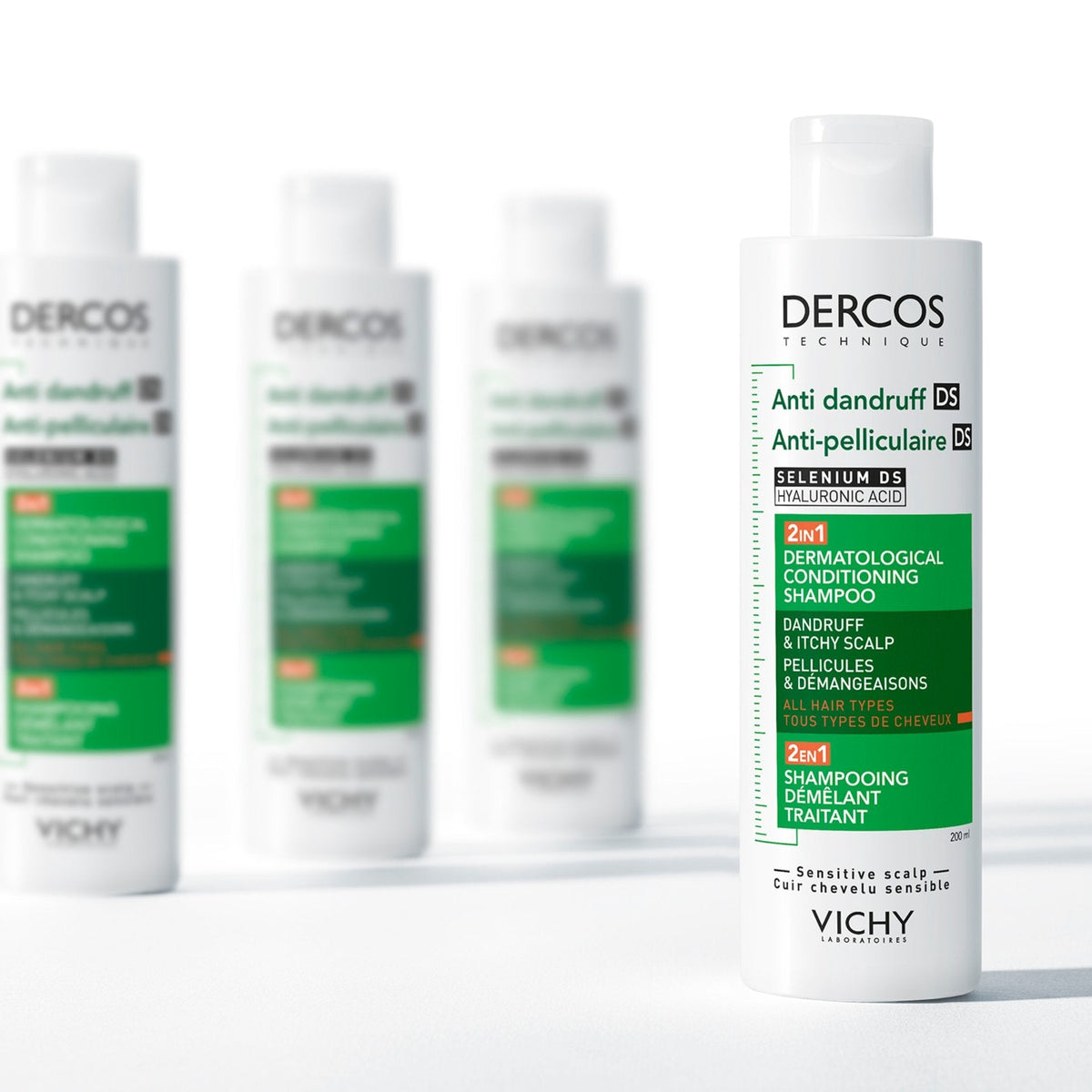 Vichy Dercos Anti-Pelliculaire DS 2-in-1 Dandruff Shampoo