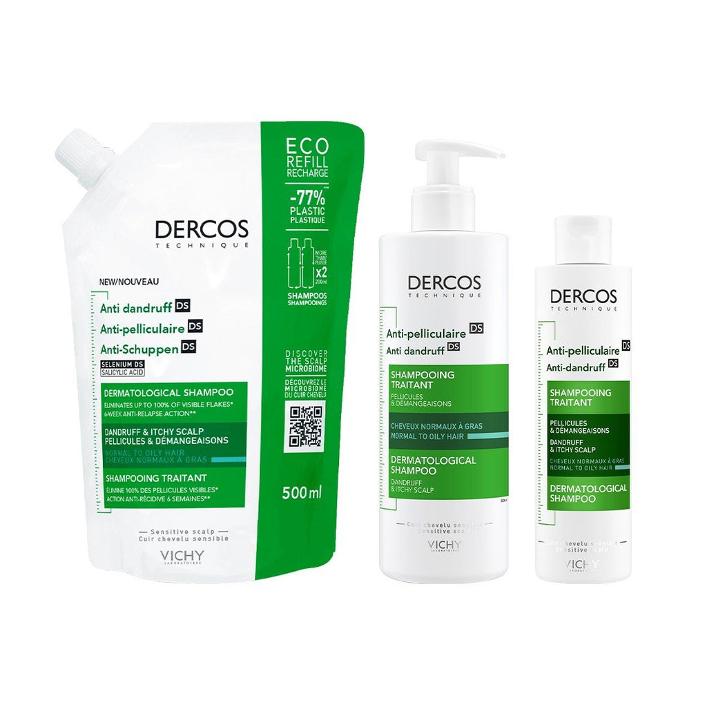 Vichy Dercos Eco-Recharge Antipelliculaire Shampoing Traitant