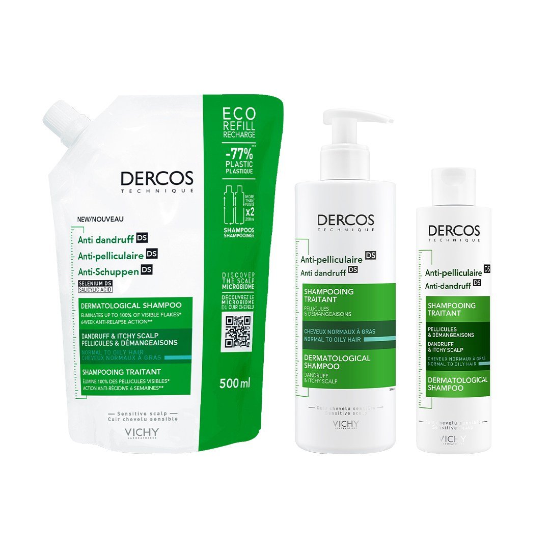 Vichy Dercos Eco-Recharge Antipelliculaire Shampoing Traitant