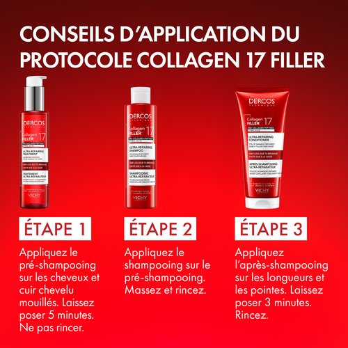 Vichy Dercos Collagen Filler 17 Ultra Repair Conditioner