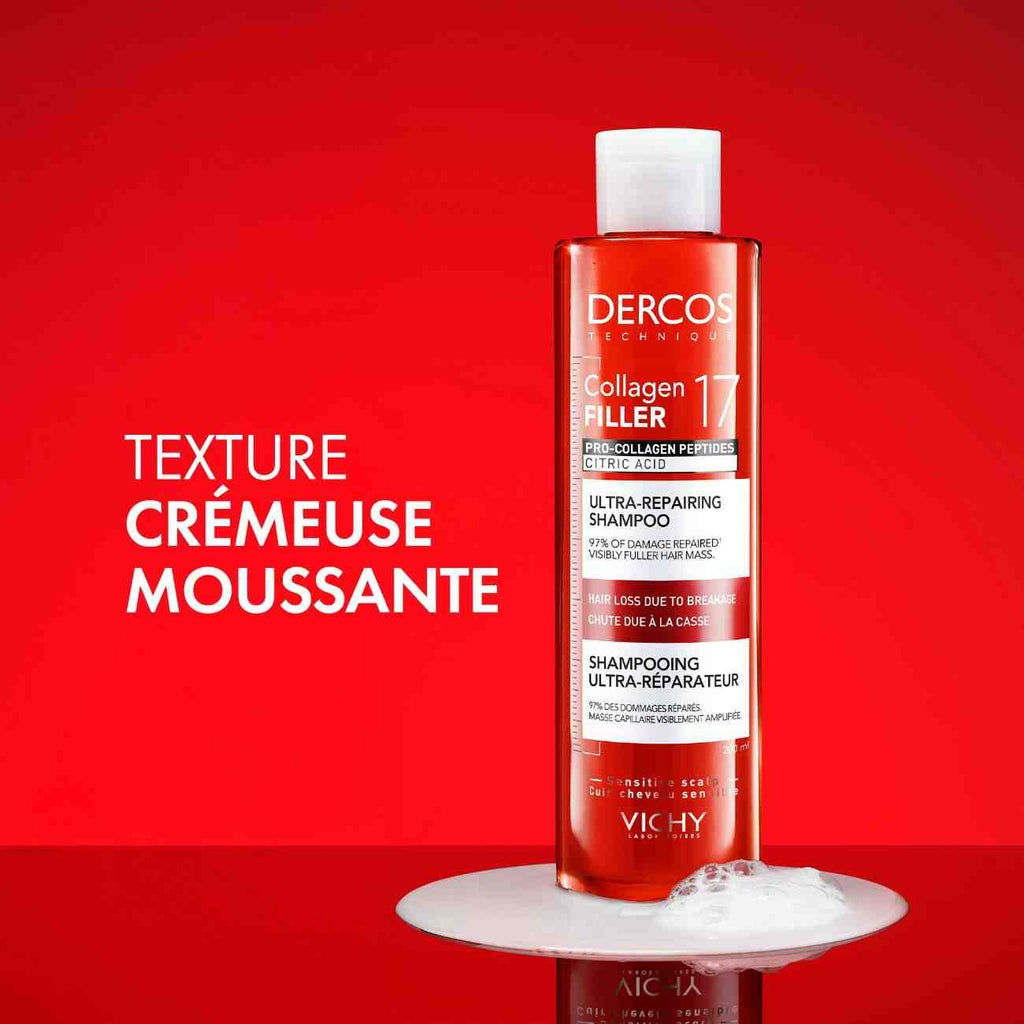 Vichy Dercos Collagen Filler 17 Ultra Repair Shampoo