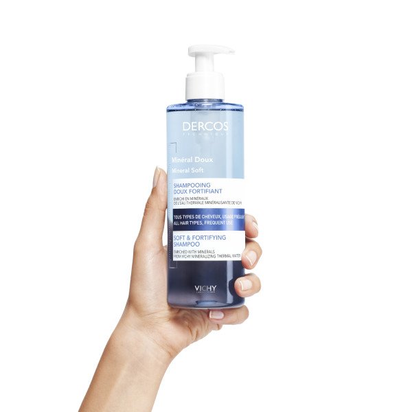 Vichy Dercos Mineral Doux Gentle Fortifying Shampoo