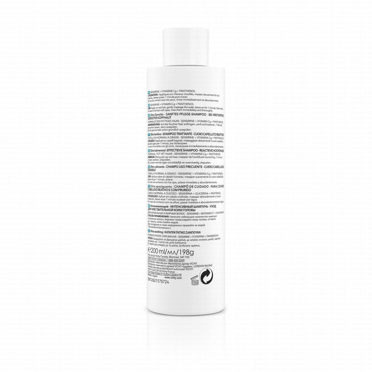 Vichy DERCOS Ultra-Apaisant Sulfate-Free Shampoo
