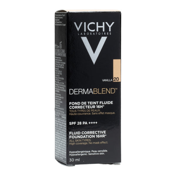 Vichy Dermablend Corrective Fluid Foundation Shade 20