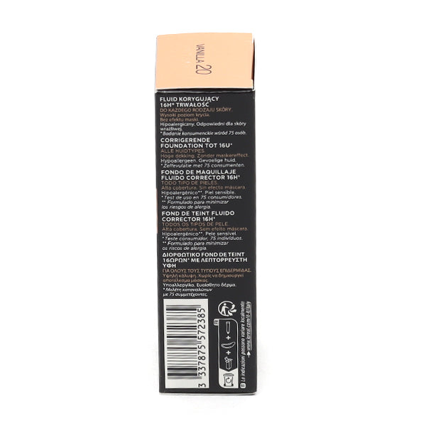 Vichy Dermablend Corrective Fluid Foundation Shade 20