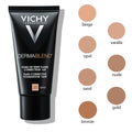 Vichy Dermablend Corrective Fluid Foundation Shade 35 Sand