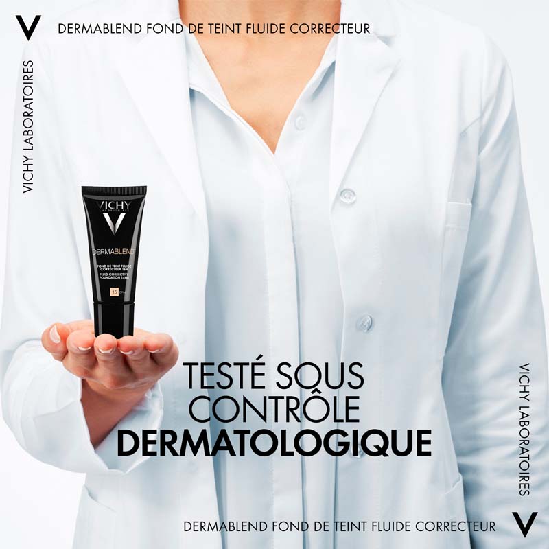 Vichy Dermablend Corrective Fluid Foundation Shade 35 Sand