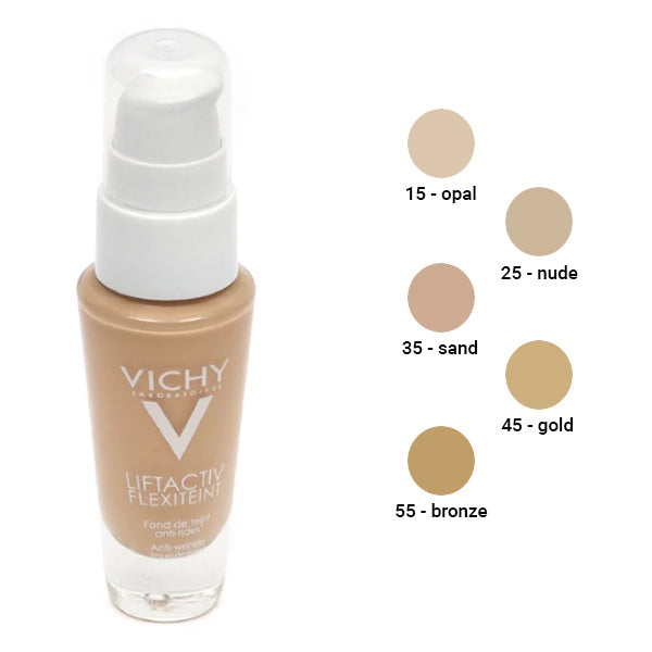 Vichy Liftactiv Flexiteint Anti-Aging Foundation SPF 20 Shade 25 Nude
